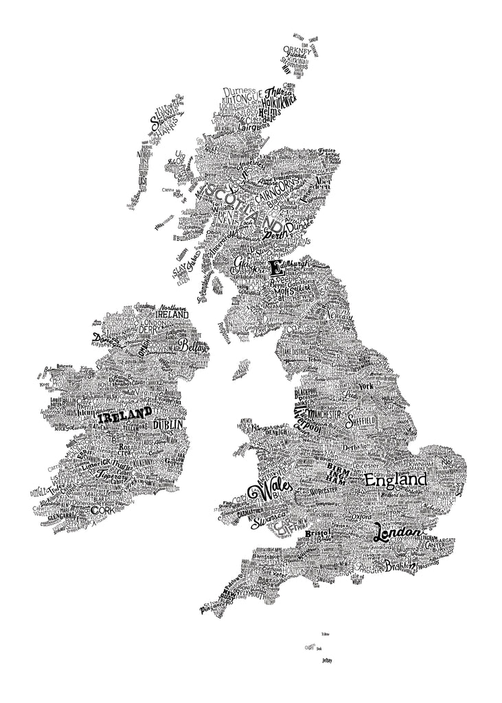 The Great British Type Map